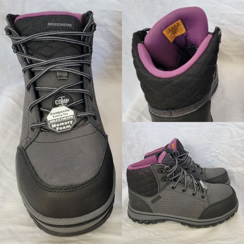 NWOB Skechers Composite Toe High Tops Size 7